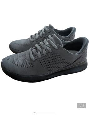 Kizik Lima Graphite Gray Sneakers Wide Unisex Mens 6.5 Womens 8